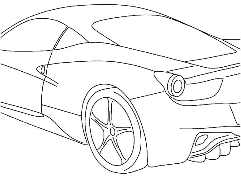 Car Side View Drawing at GetDrawings | Free download