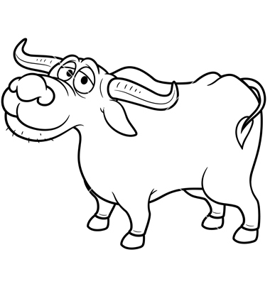 Carabao Drawing at GetDrawings | Free download