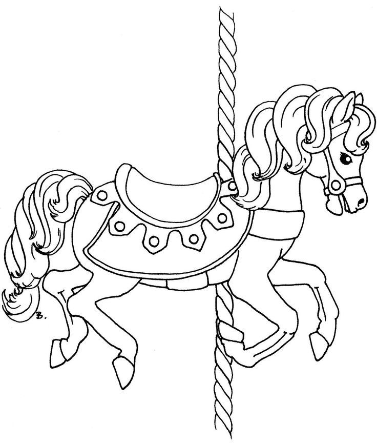 Steampunk Carousel Coloring Pages Coloring Pages