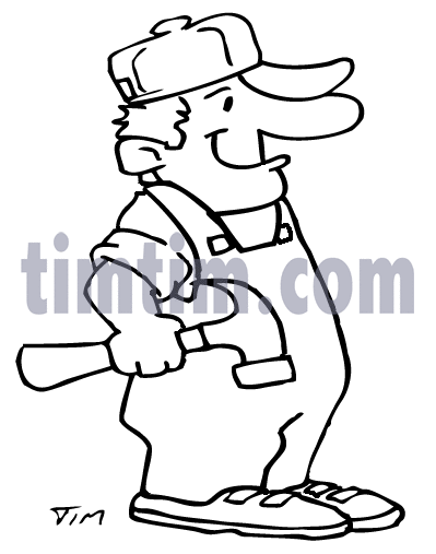 Carpenter Drawing at GetDrawings | Free download