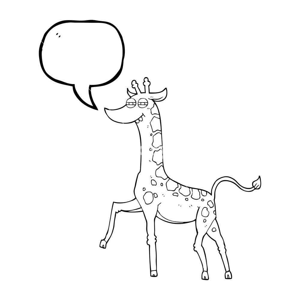 Cartoon Giraffe Drawing at GetDrawings | Free download