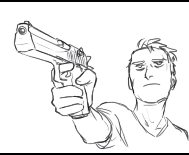 Cartoon Gun Drawing at GetDrawings | Free download