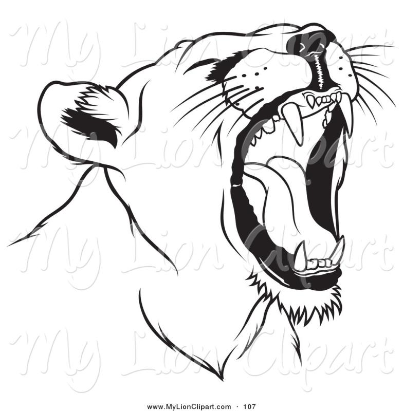 Cartoon Lion Face Drawing at GetDrawings | Free download