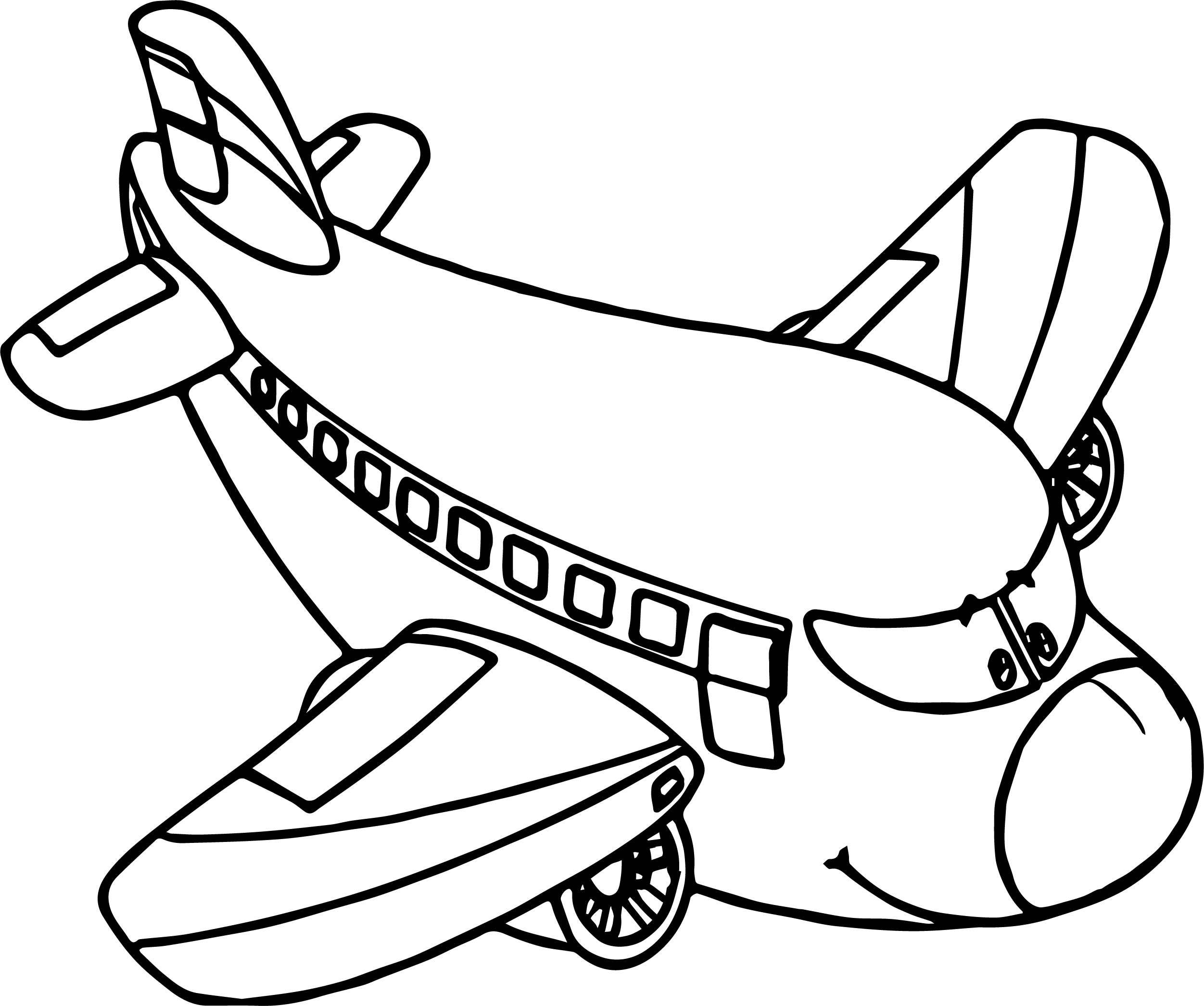 Cartoon Plane Drawing At GetDrawings Free Download