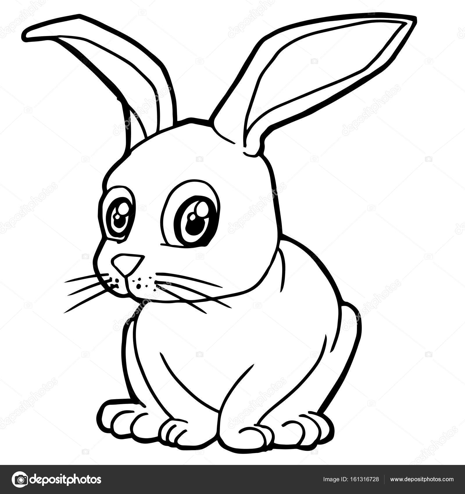 Глазки кролика раскраска