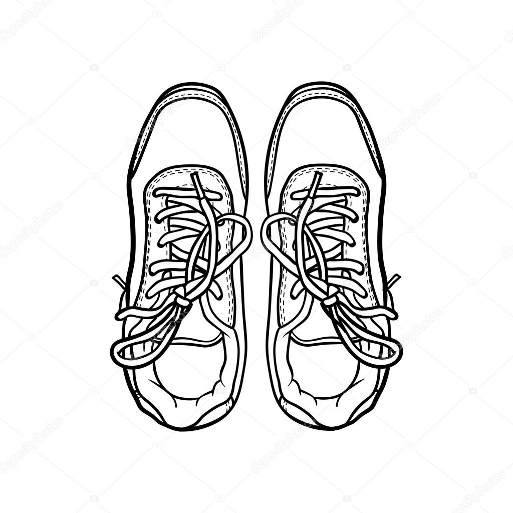 Cartoon Shoes Drawing at GetDrawings | Free download