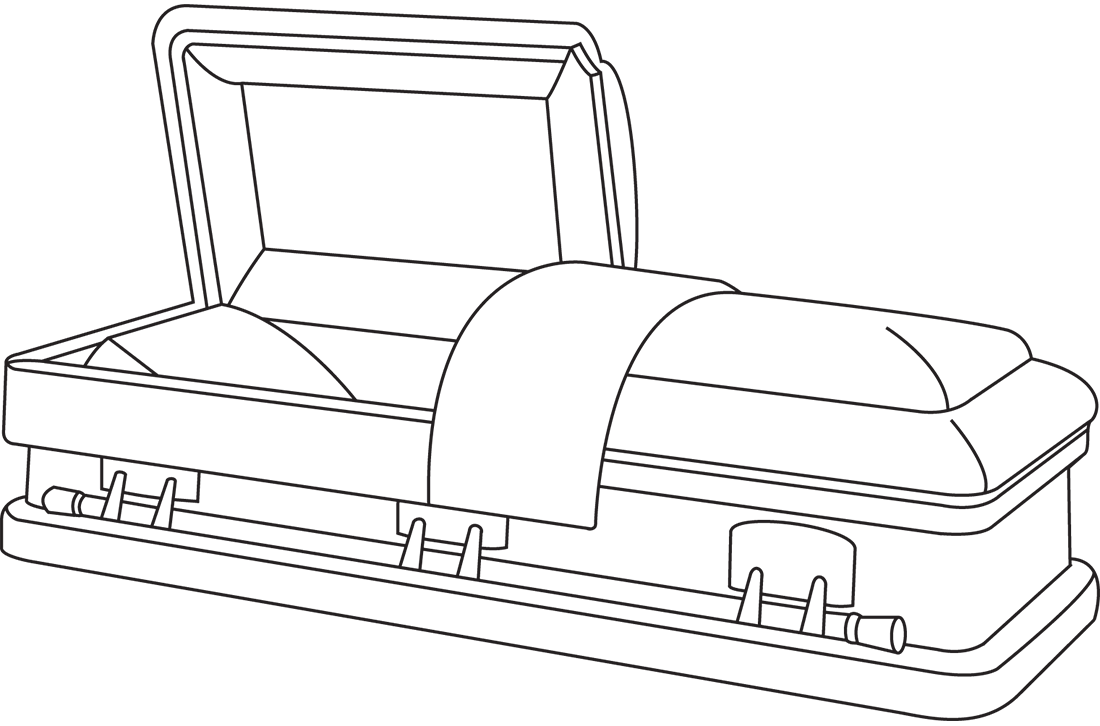 How To Draw A Casket AlmaCappasay