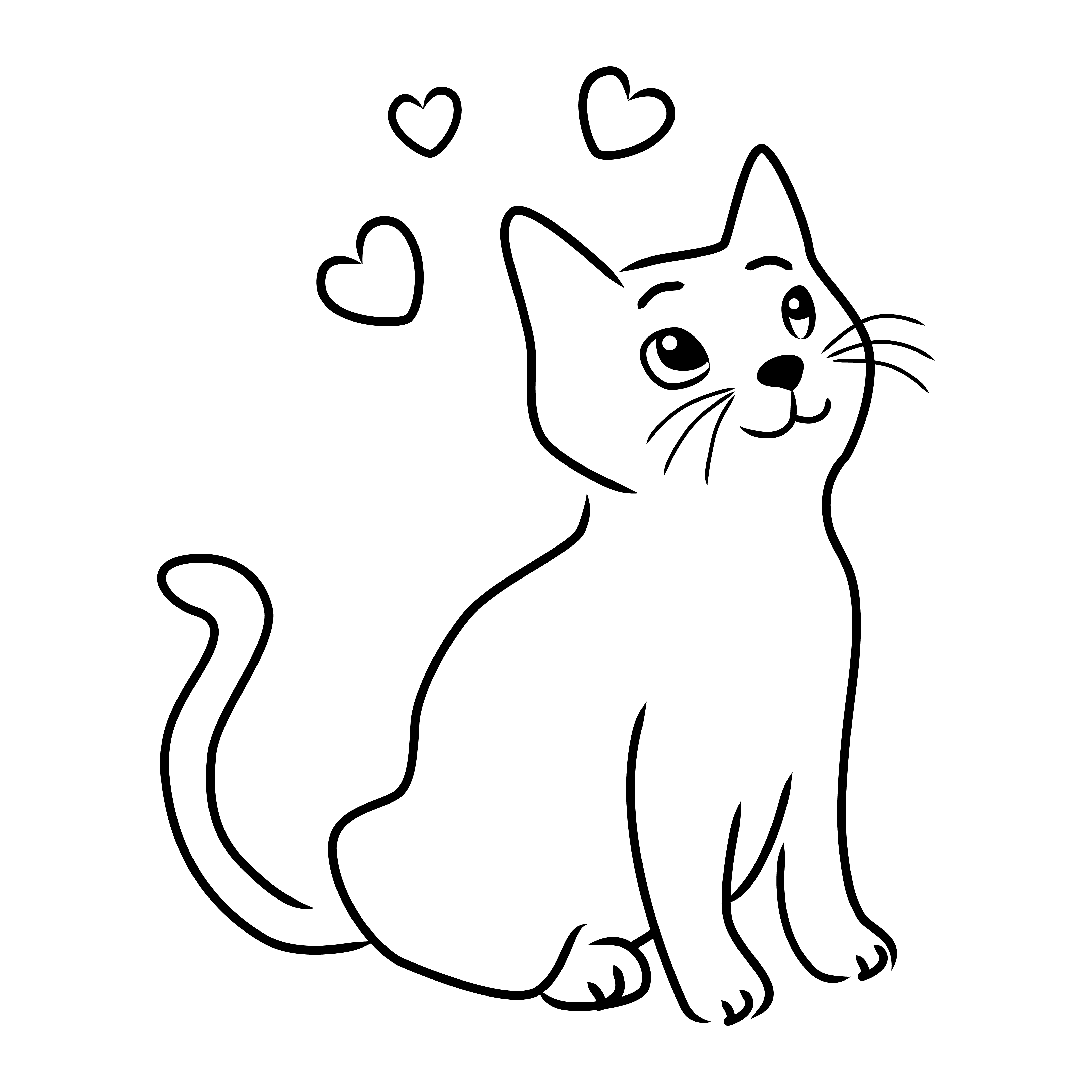 Cat Drawing at GetDrawings Free download