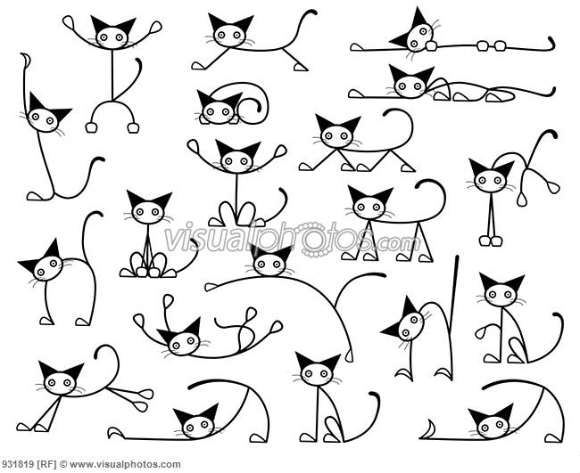 Cat Stick Figure Drawing at GetDrawings Free download
