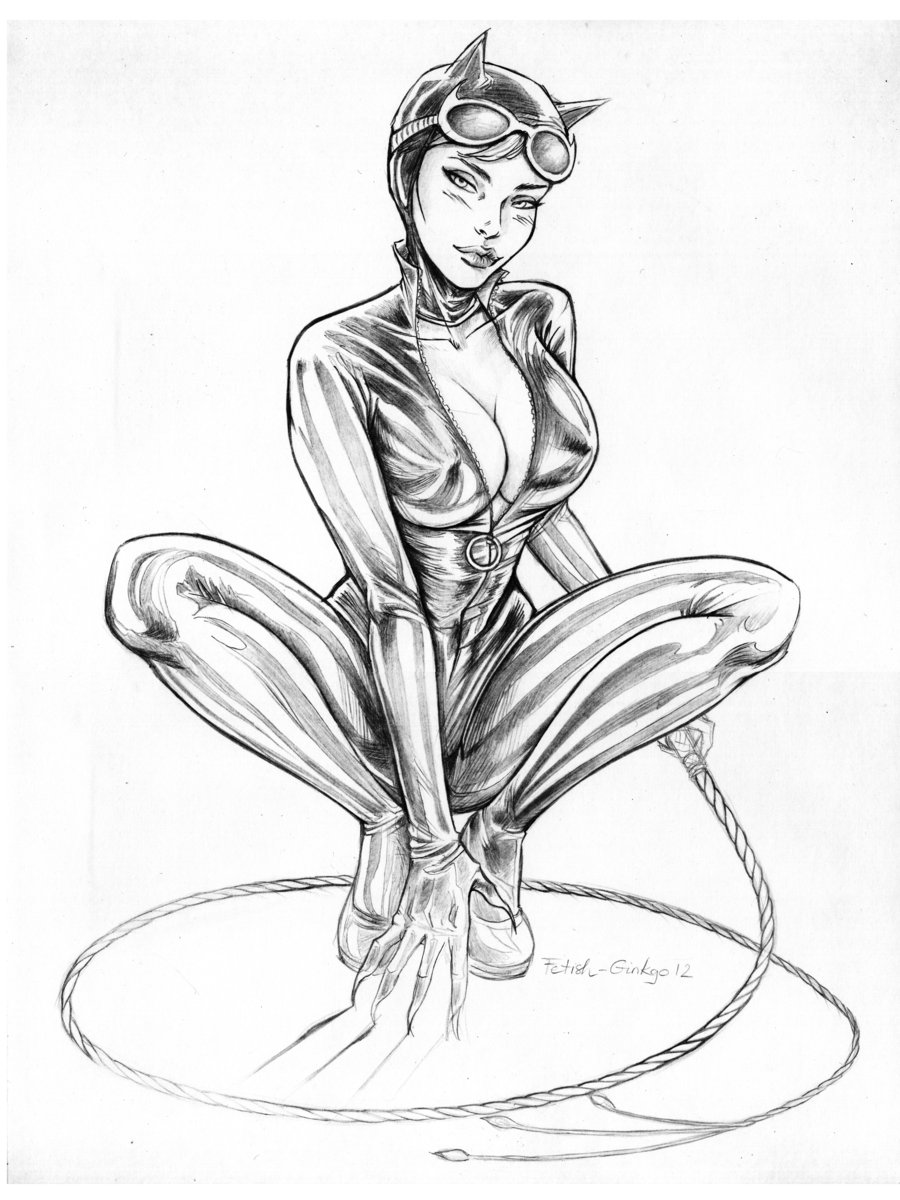 900x1200 Pics For Gt Original Catwoman Drawing Catwoman.