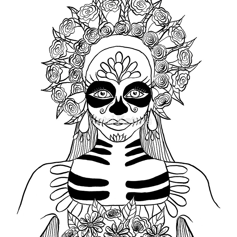 Catrina Drawing at GetDrawings Free download