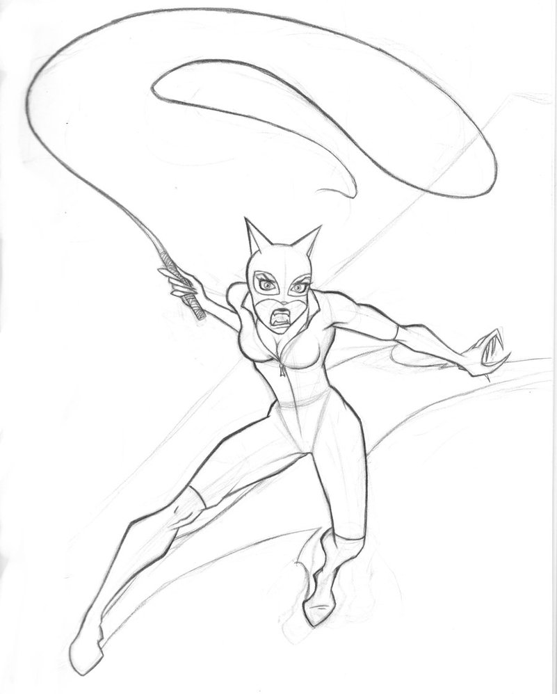 Catwoman Drawing at GetDrawings | Free download