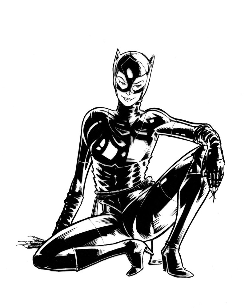 Catwoman Drawing at GetDrawings | Free download