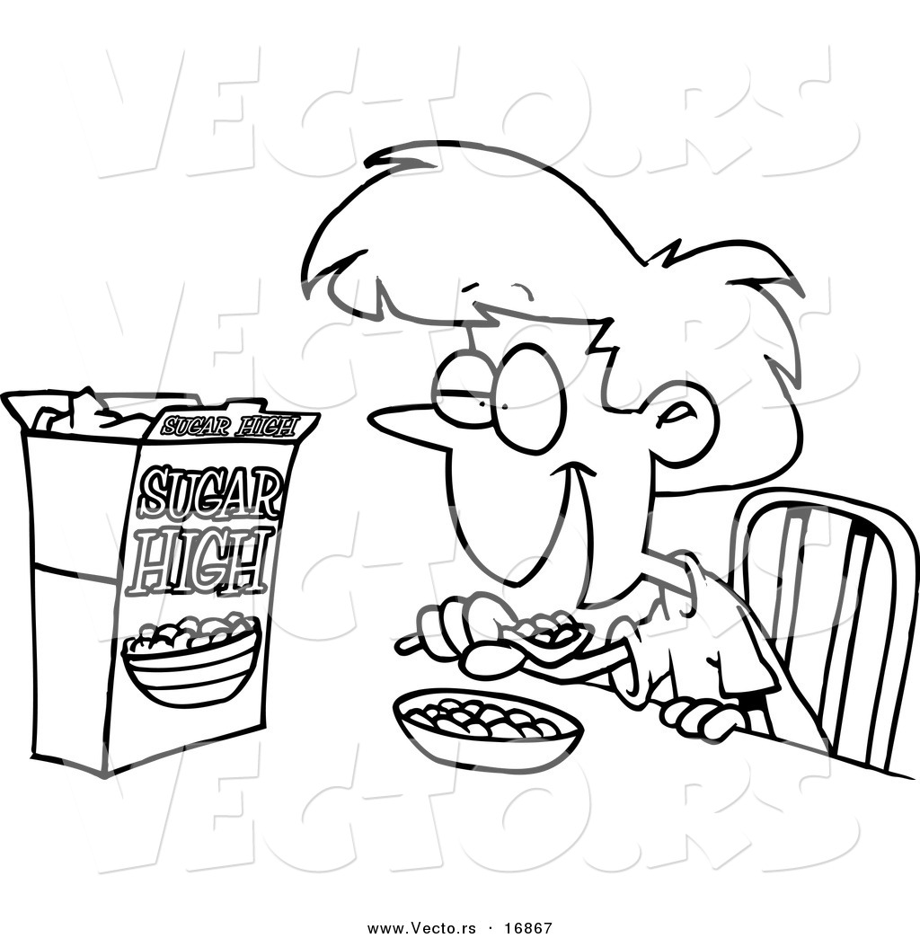 Cereal Coloring Pages Coloring Pages Kids 2019