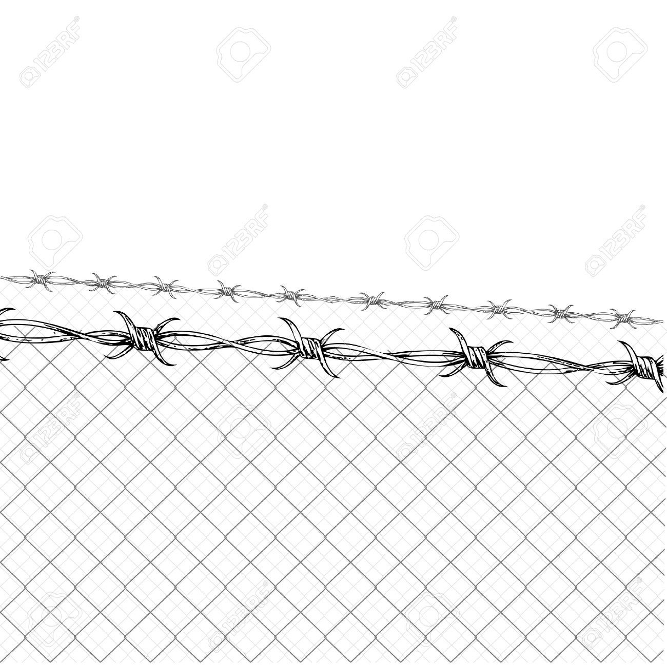 Chain Link Fence Drawing at GetDrawings Free download