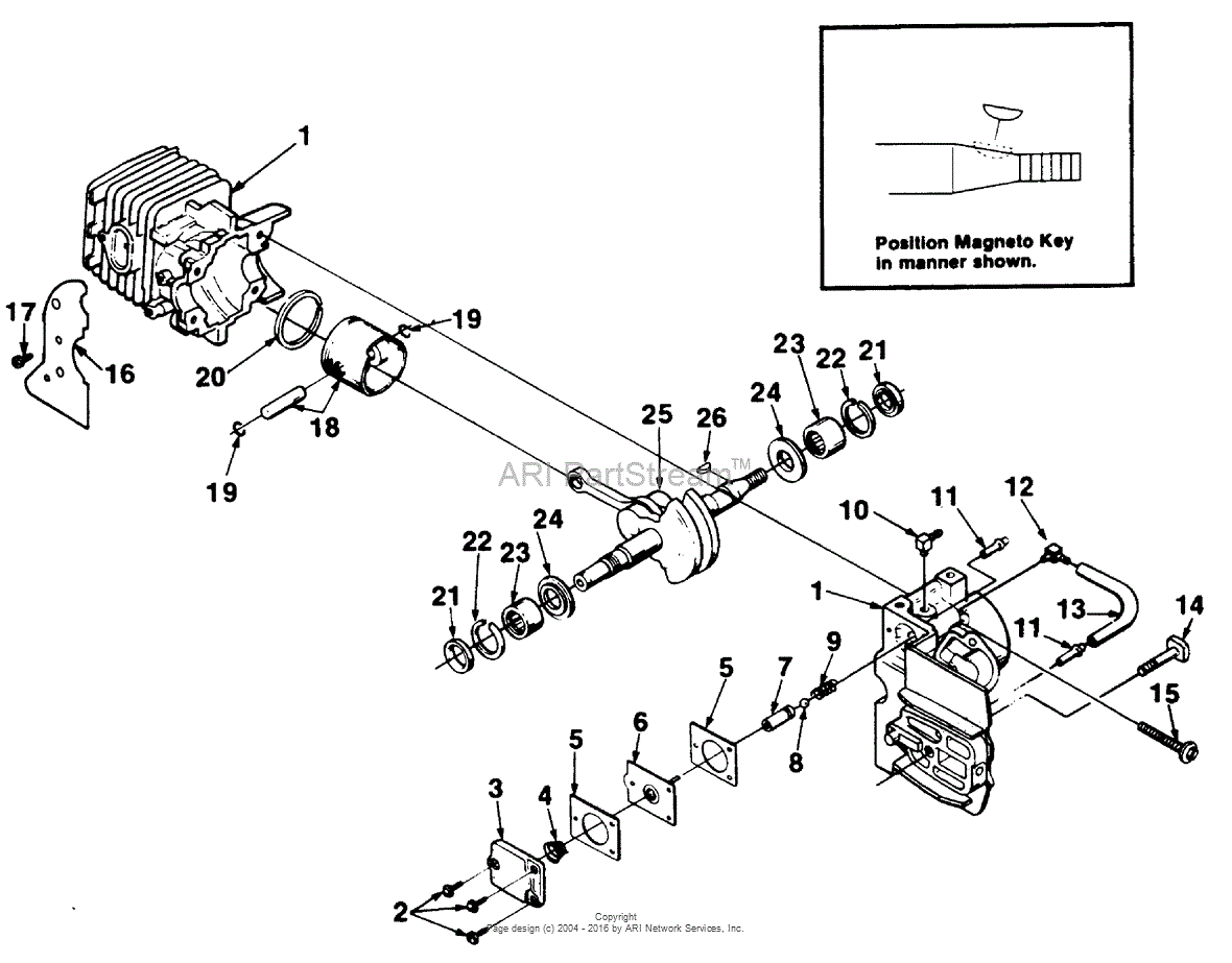 1180x923 Homelite Super 2 Chain Saw Ut 10653 Parts Diagram For Engine Inter...