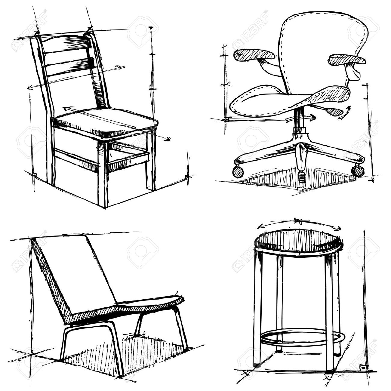 Chair Drawing at GetDrawings | Free download
