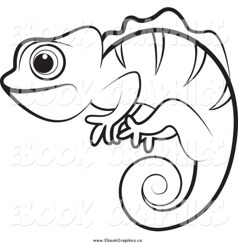 Chameleon Coloring Pages - Learny Kids