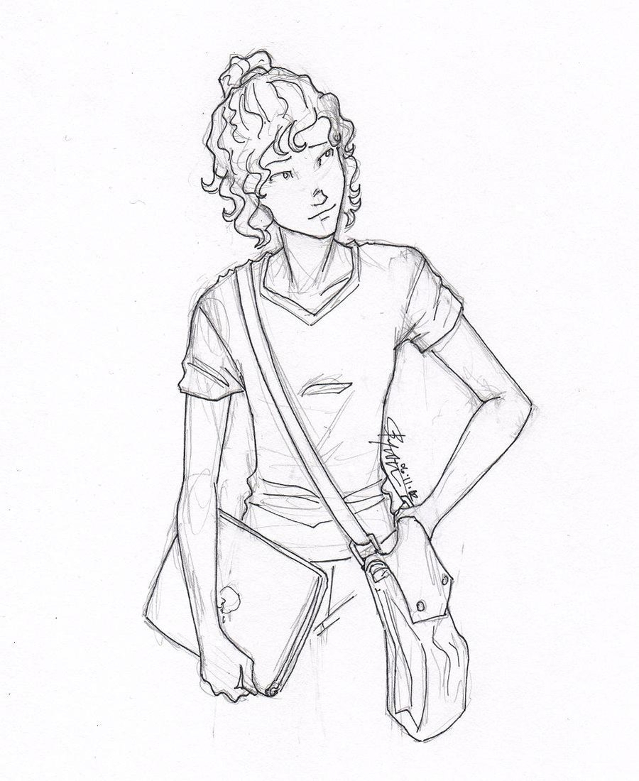 Annabeth Chase Coloring Page Coloring Coloring Pages