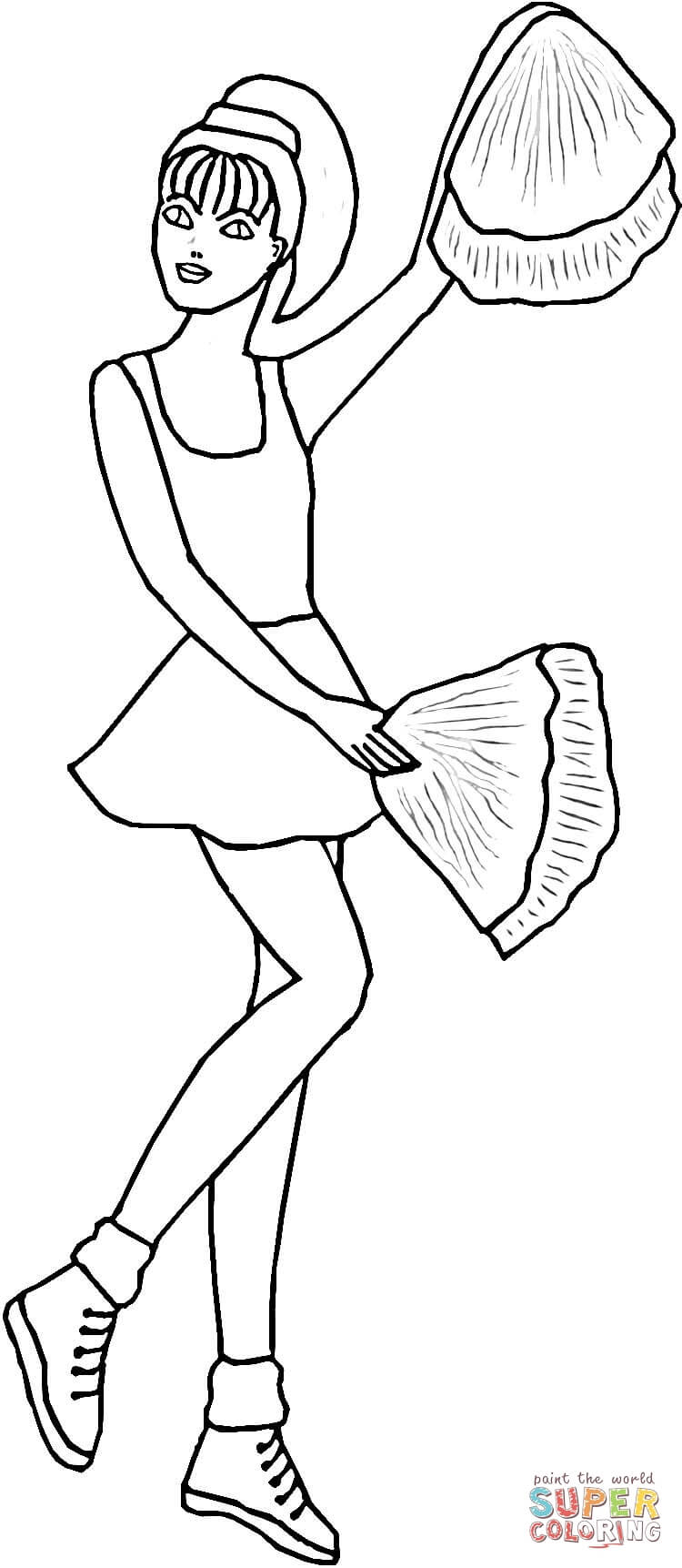 Cheerleading Drawing at GetDrawings | Free download