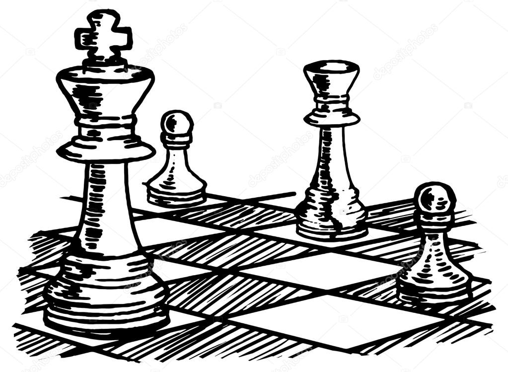 Chess Board Drawing at GetDrawings Free download