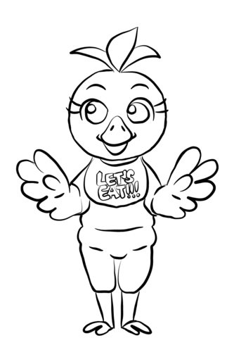 Chica Drawing at GetDrawings | Free download