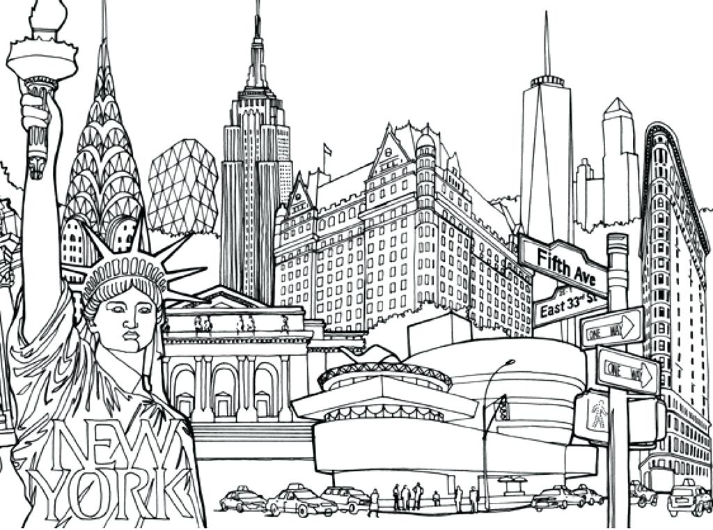 Chicago City Drawing at GetDrawings | Free download