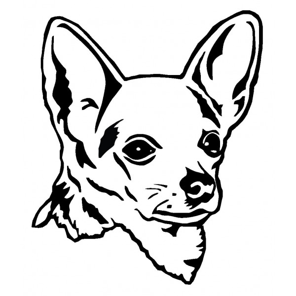 Chihuahua Line Drawing at GetDrawings Free download
