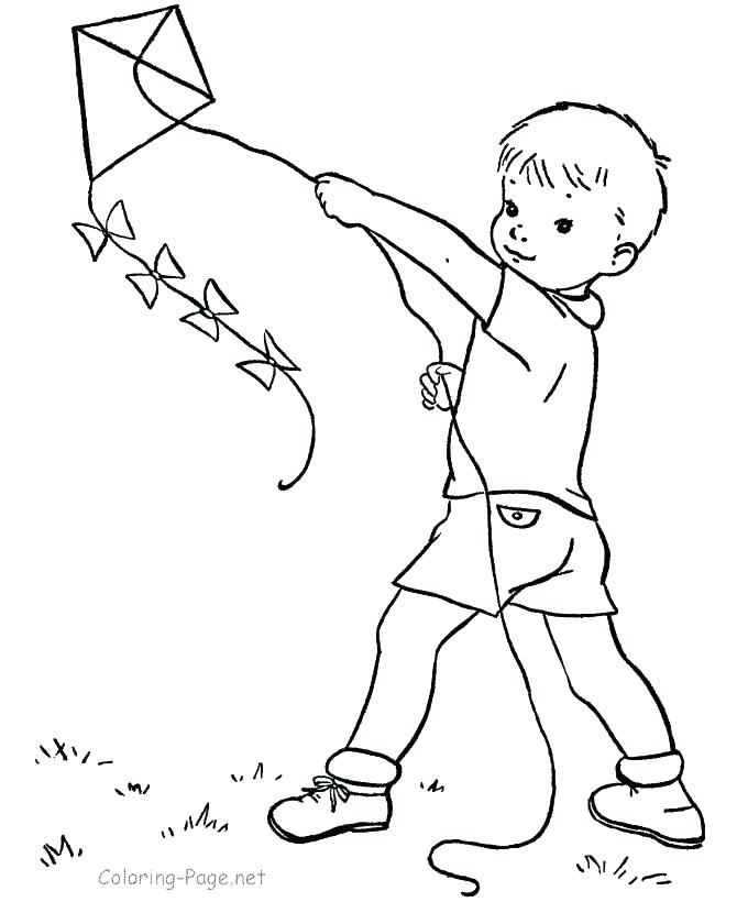 Printable Free Photo Of Child Flying Kite