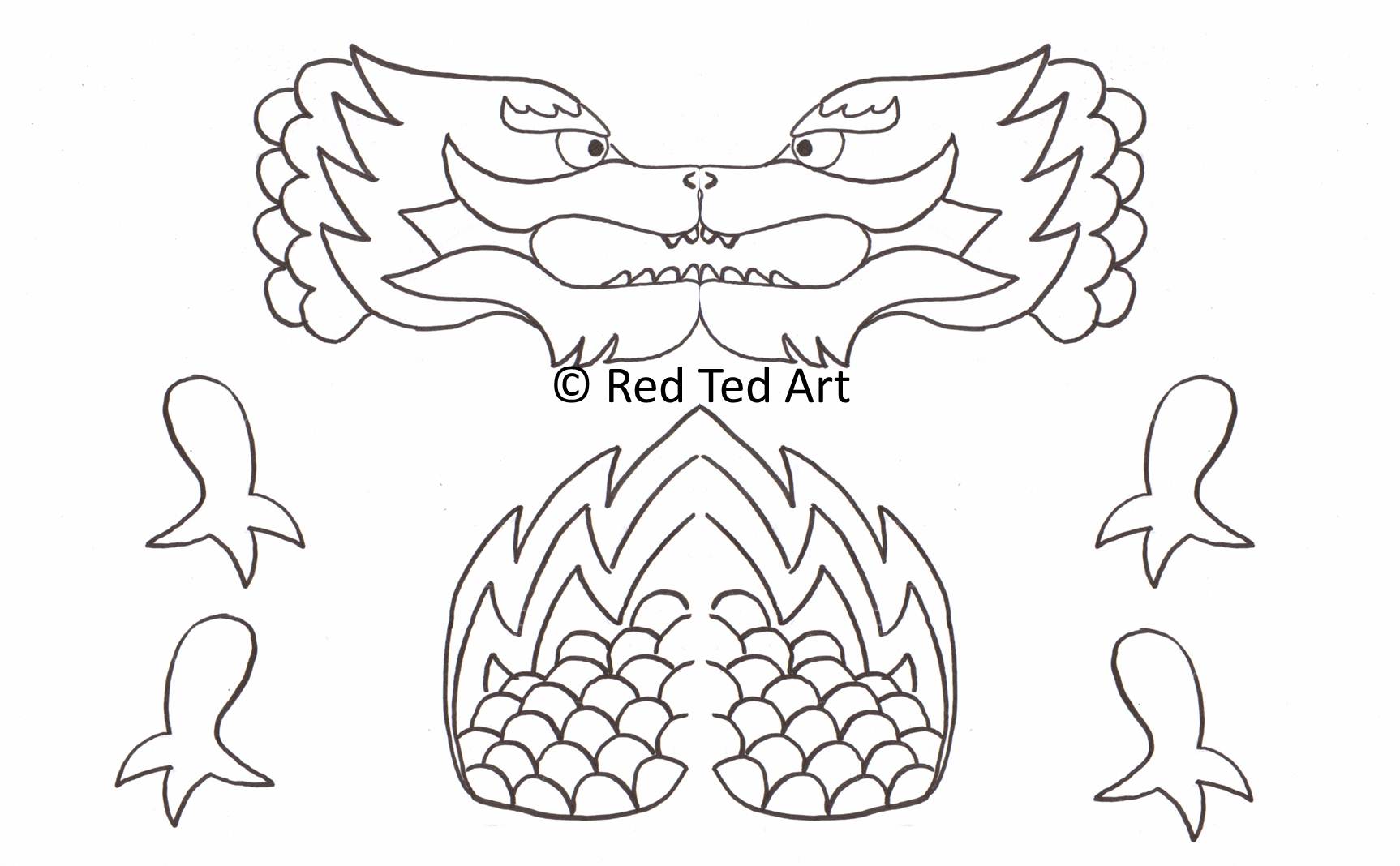 Free Printable Chinese Dragon Templates You Will Discover A Variety Of Printable Types For Binders Structures And Institution Such As Children Spaces Web Templates And Wall Structure Artwork Free To Your