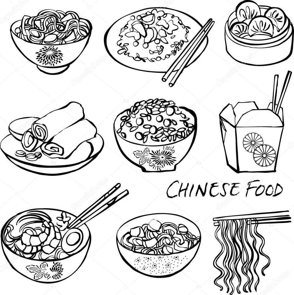 Chinese Food Drawing At GetDrawings Free Download