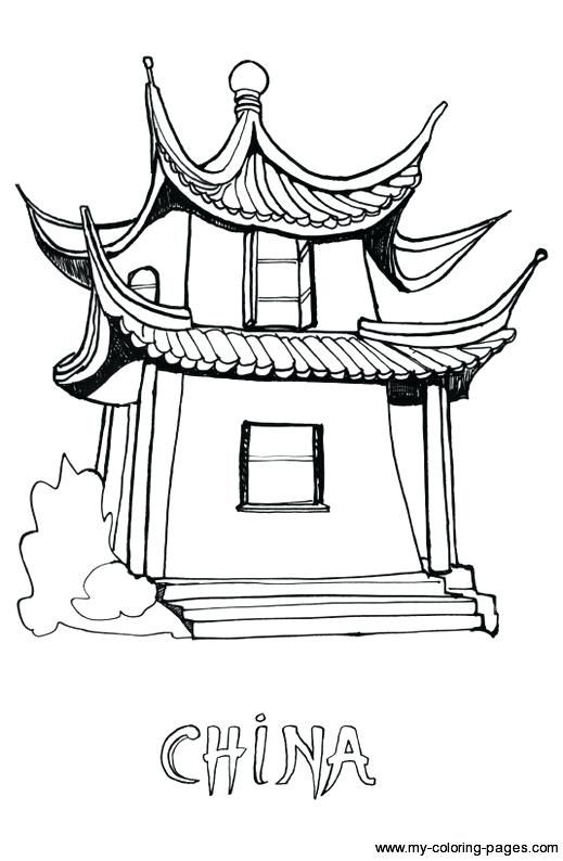 Chinese Pagoda Drawing at GetDrawings Free download