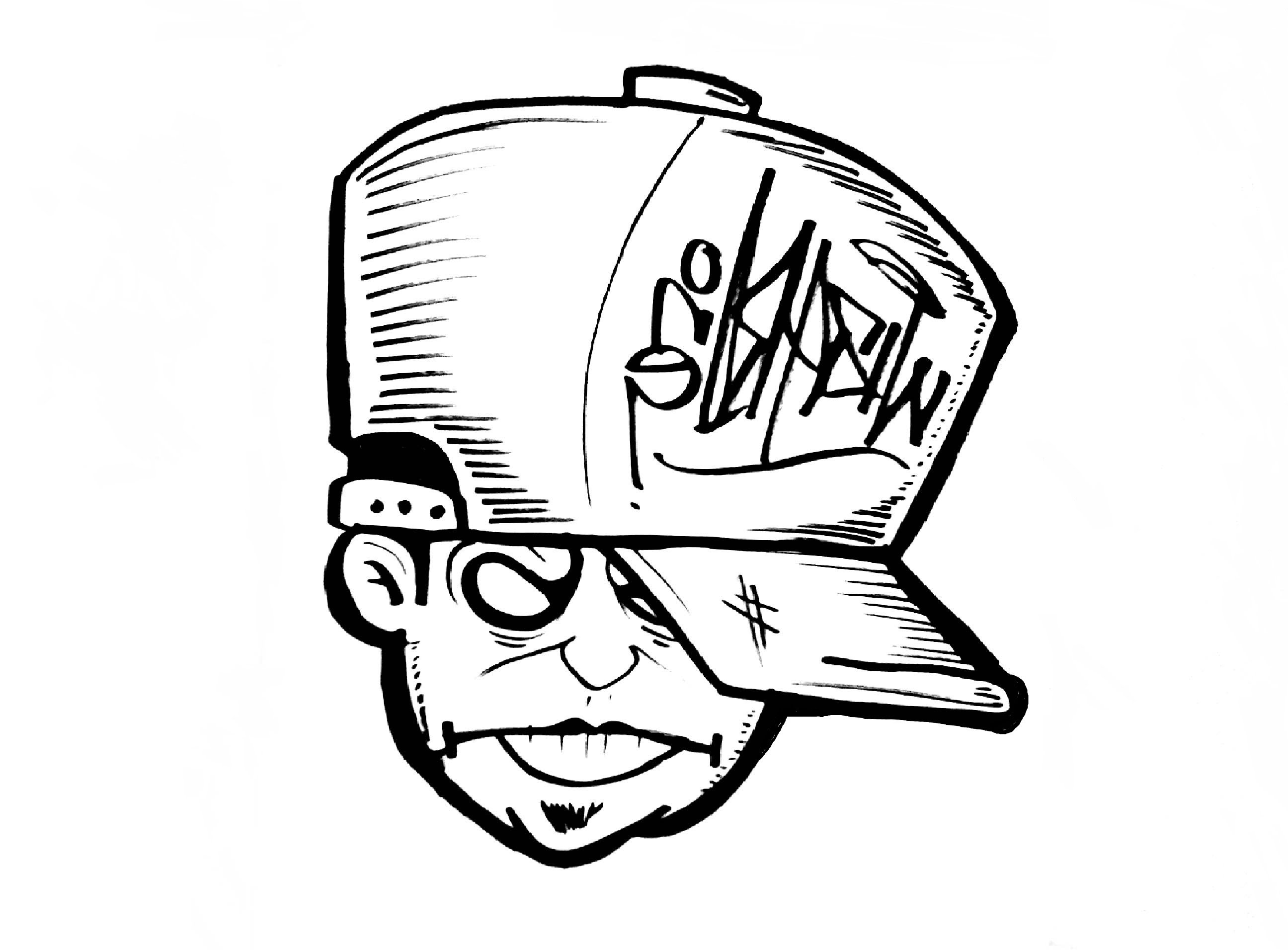 Cholo drawings easy - 🧡 SKULL CAMP Drawing AVES SKULL - (Chicano Rap Instr...