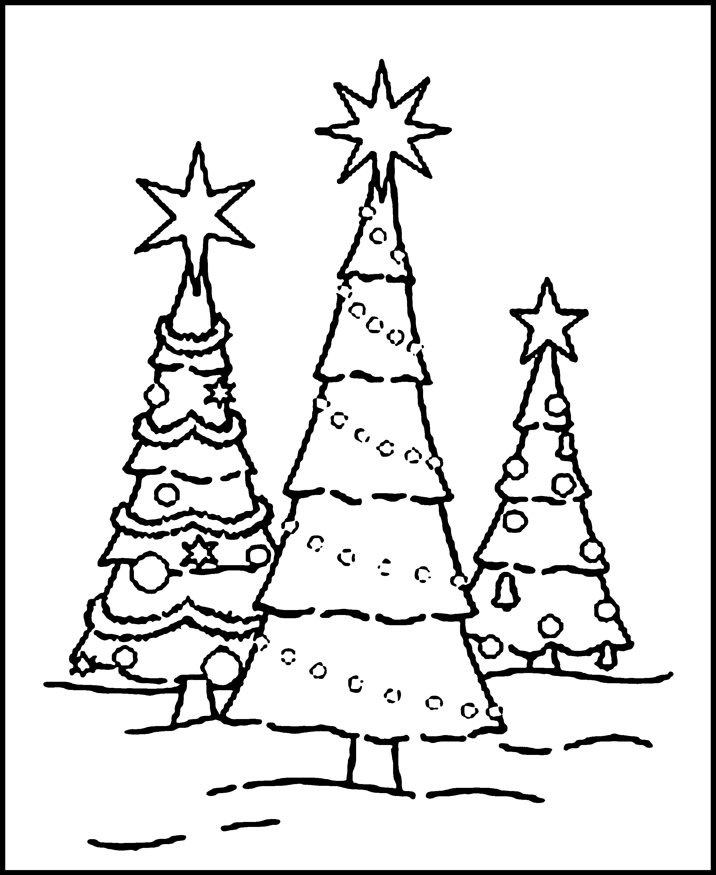 Chrismas Tree Drawing At GetDrawings Free Download