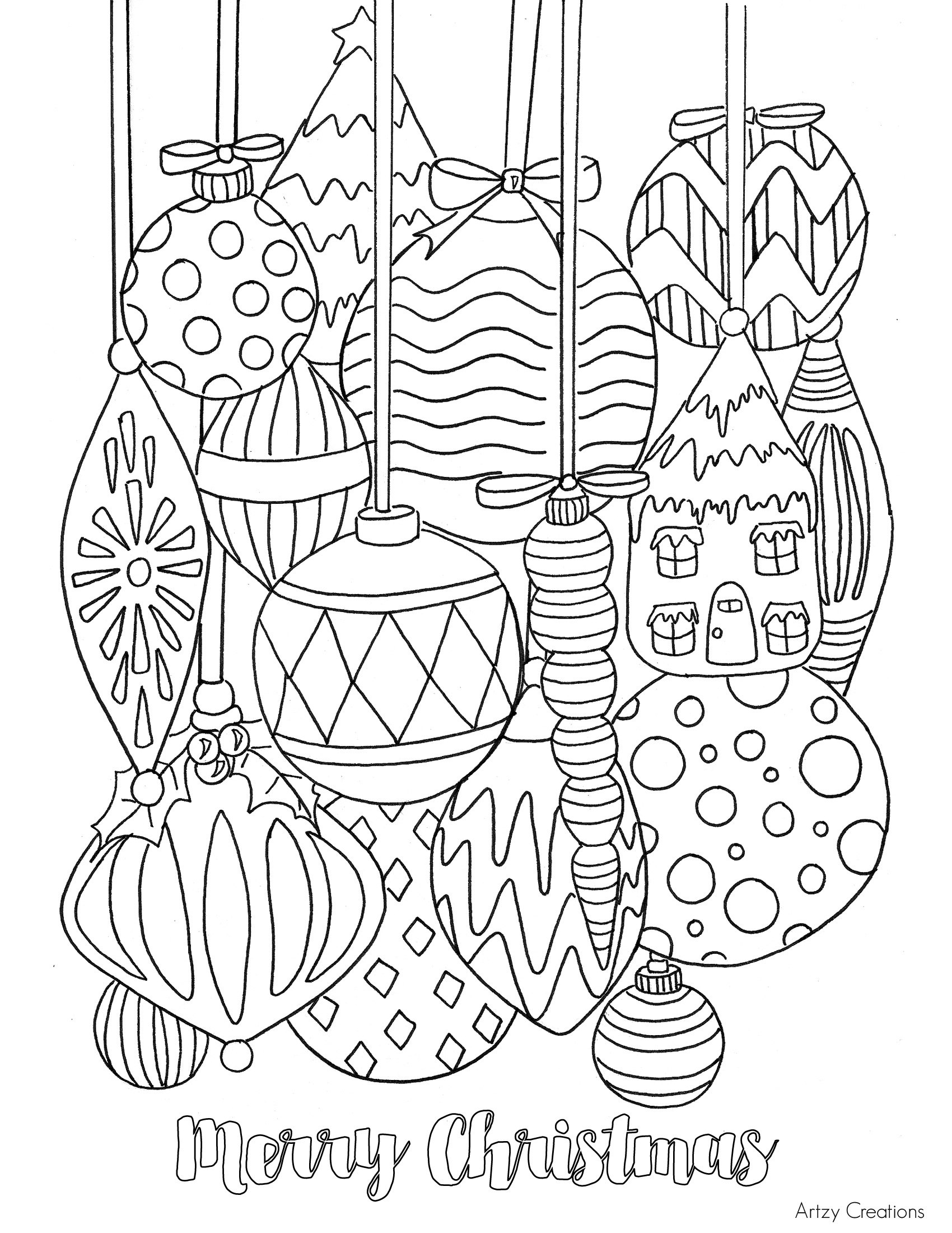 Christmas Drawing Decorations at GetDrawings  Free download