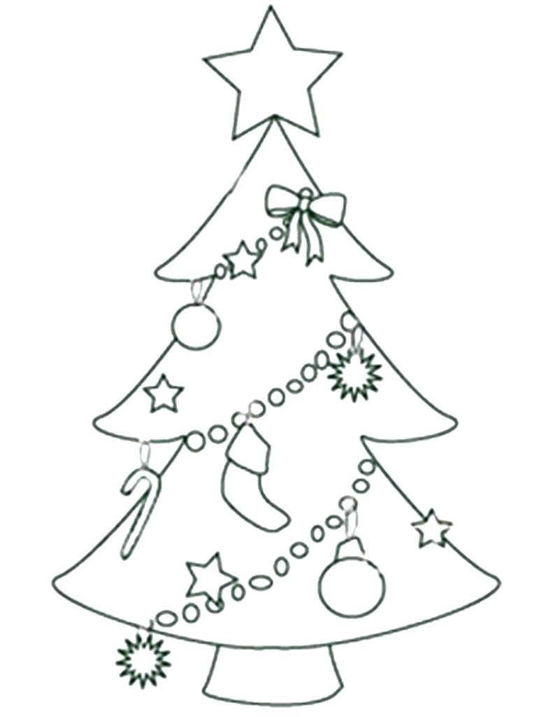 Christmas Drawing Outline at GetDrawings | Free download