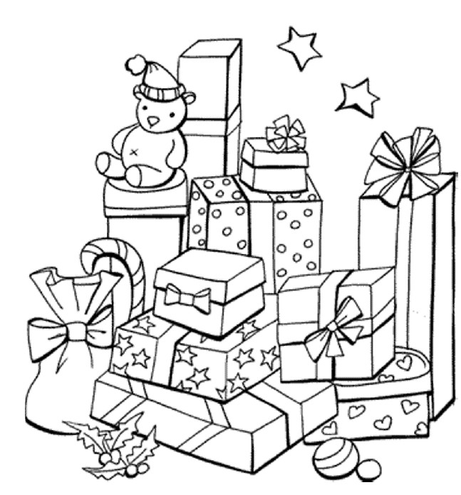 How to Draw Presents Easy  Christmas Gifts 