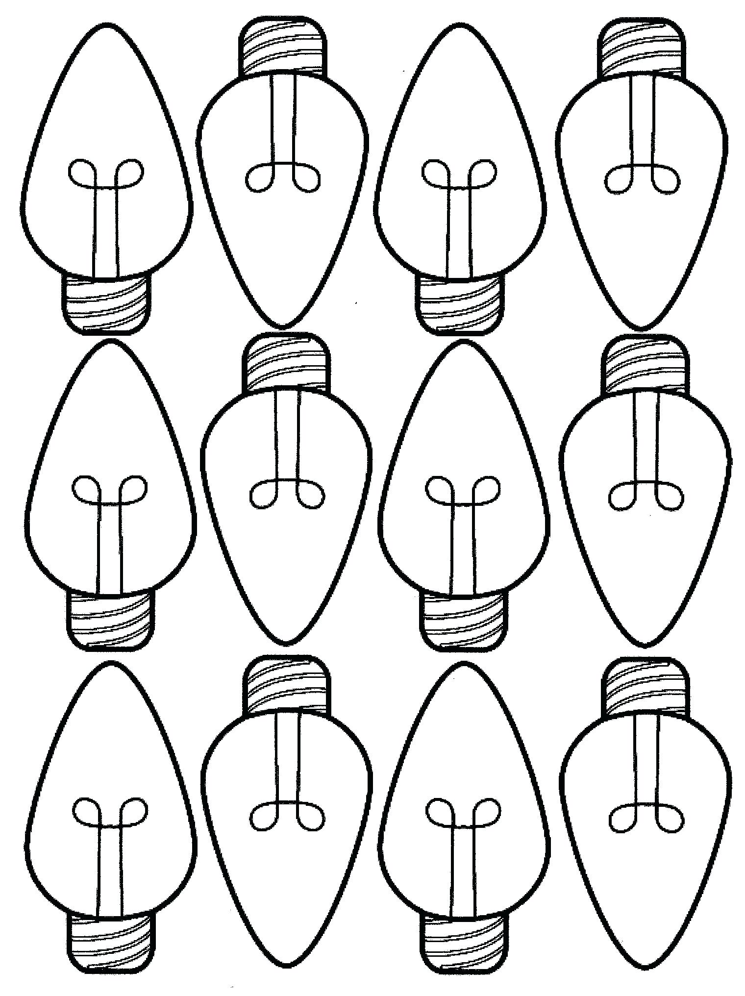 Christmas Light Bulb Drawing at GetDrawings Free download