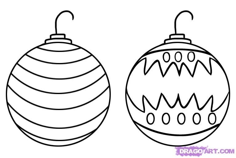 Christmas Ornament Drawing at GetDrawings | Free download