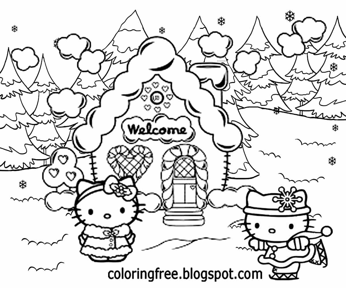 Christmas Scenery Drawing at GetDrawings | Free download