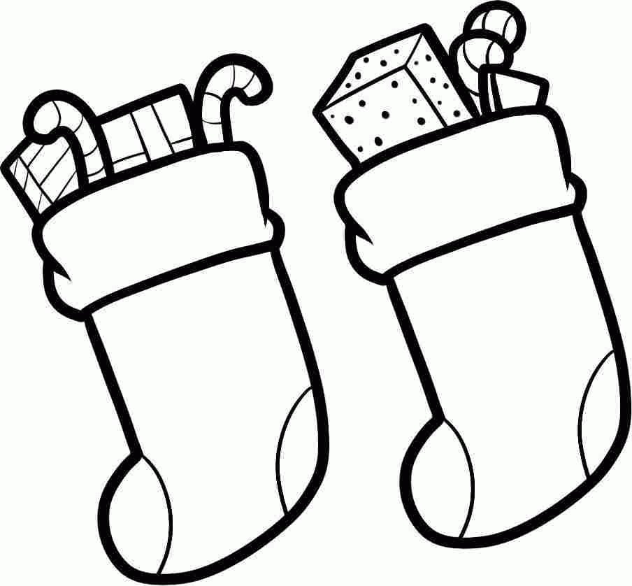 Christmas Sock Drawing at GetDrawings | Free download
