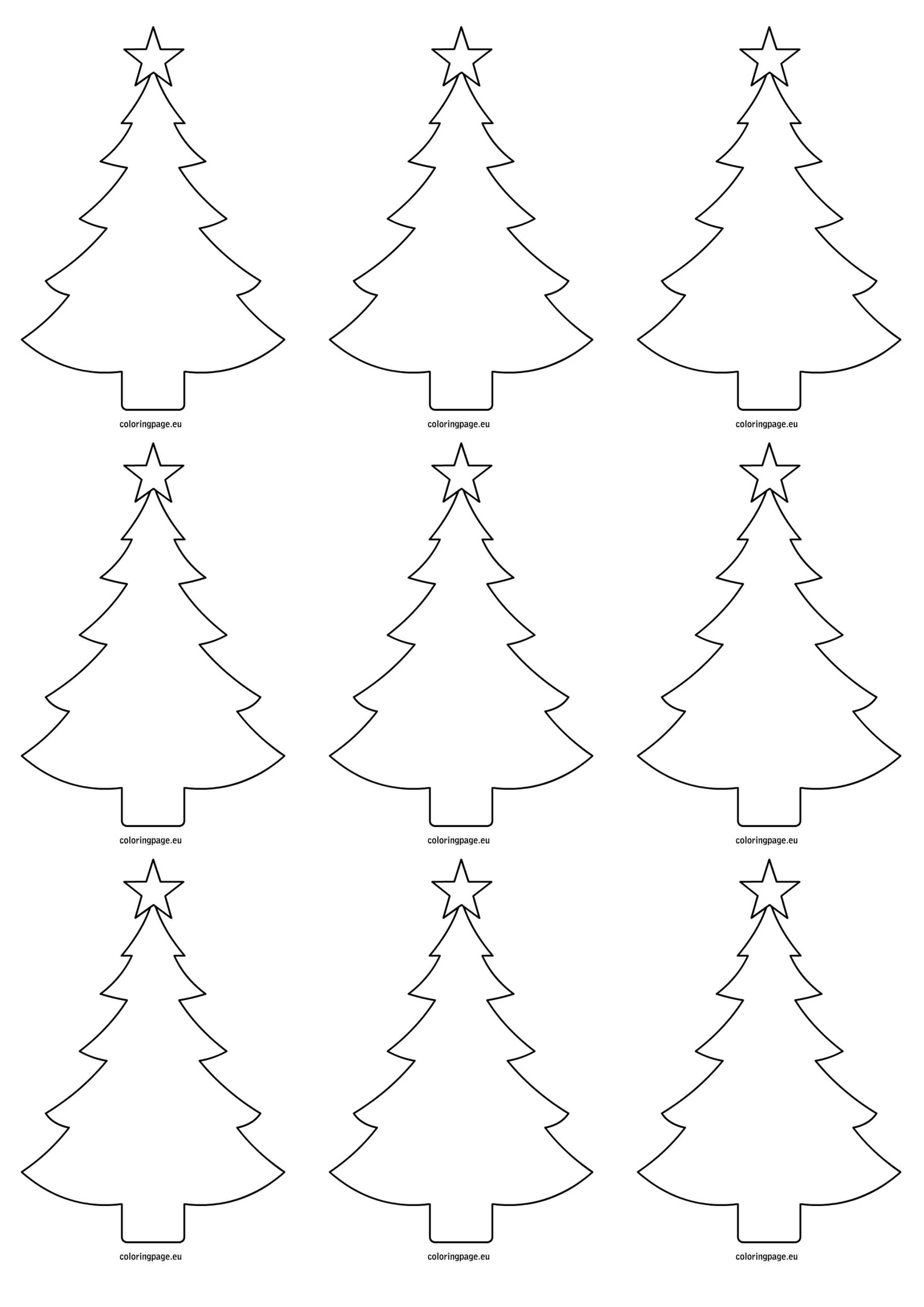 2480x3508 Christmas tree paint sample tags