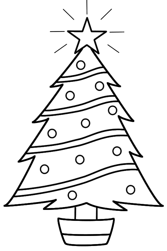 Christmas Tree Star Drawing at GetDrawings Free download