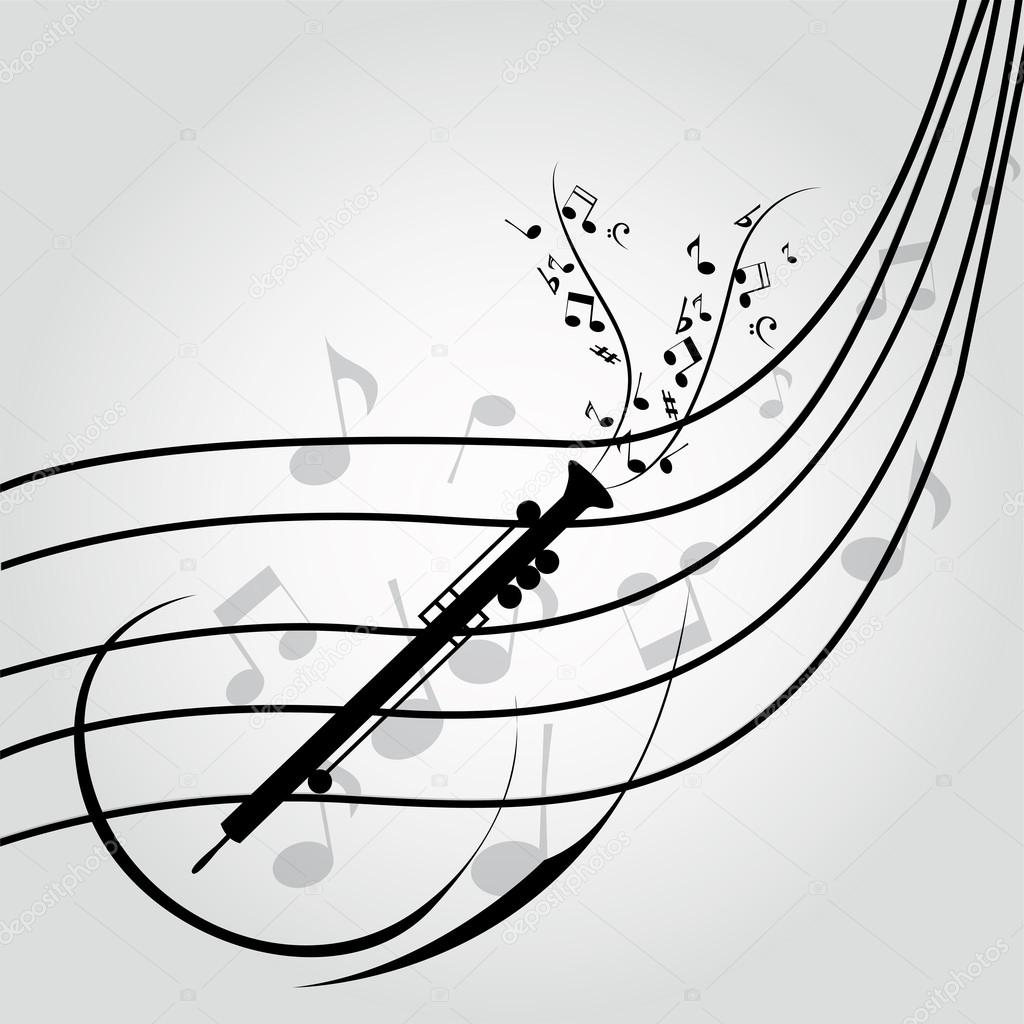 Clarinet Drawing at GetDrawings | Free download