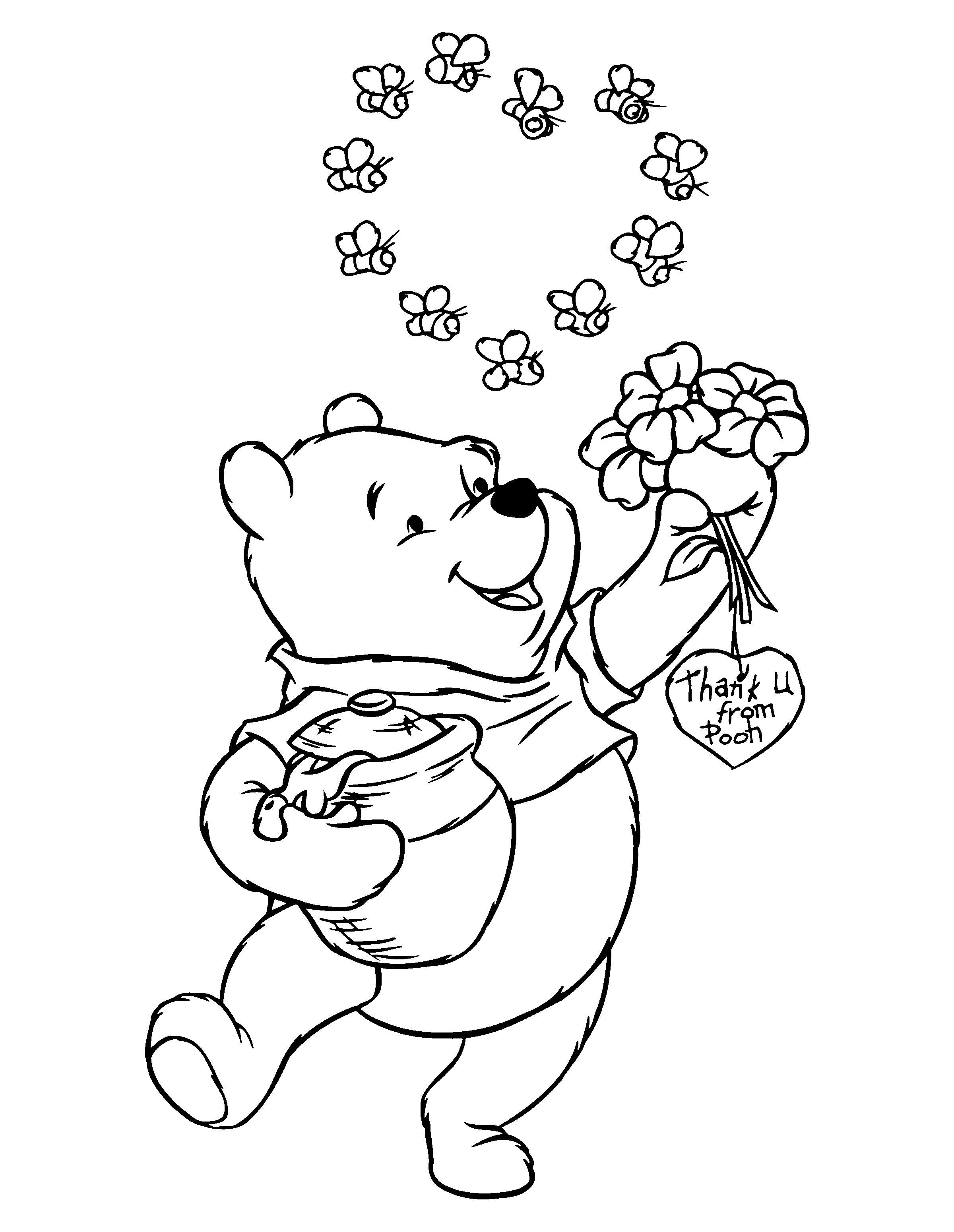 Classic Winnie The Pooh Drawing at GetDrawings | Free download