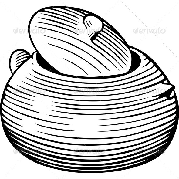 Clay Pot Drawing at GetDrawings | Free download