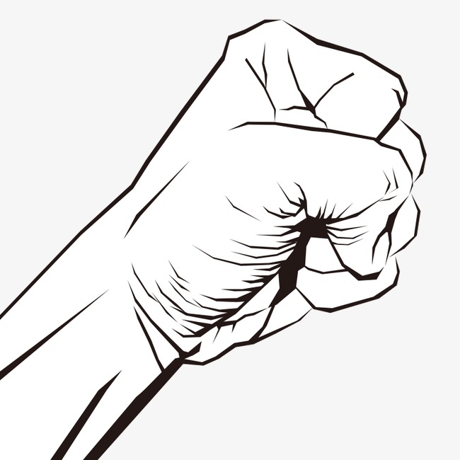 Clenched Fist Drawing at GetDrawings Free download
