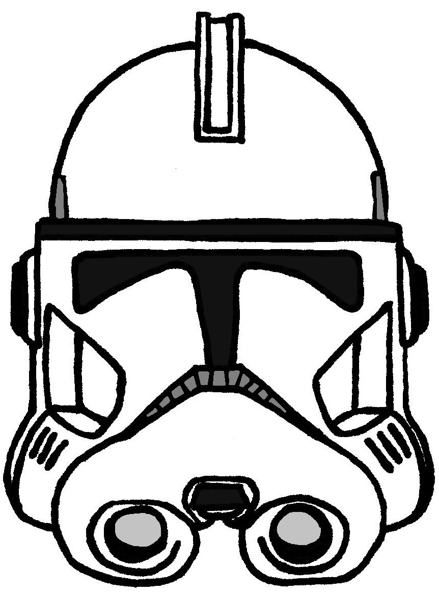 Clone Trooper Helmet Drawing At GetDrawings Free Download