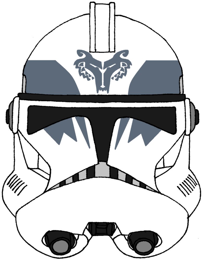 Clone Trooper Helmet Drawing at GetDrawings Free download