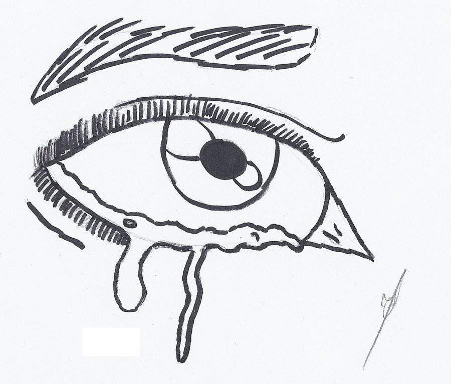 900x766 Photos Easy Drawings Of Eyes Crying.